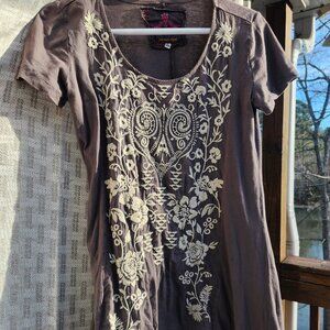 Johnny Was embroidered tunic top